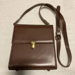 SHEIN 調節可能 スクエアバッグ ブラウン