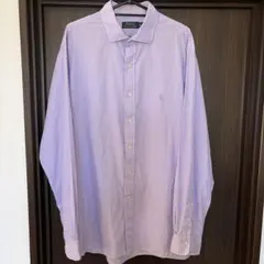 POLO RALPH LAUREN 薄紫 長袖シャツ