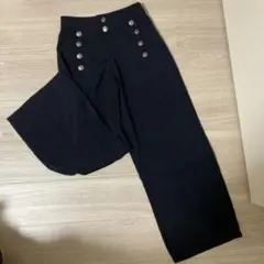 アパートバイローリーズ　ワイドパンツ(黒) 値下げ中！のサムネイル