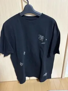 FREAK'S STORE 刺繍デザイン Tシャツ ブラックのサムネイル
