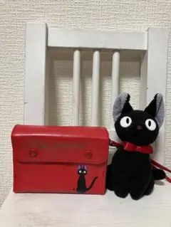 【Ryoko様専用】ジブリ魔女の宅急便 ジジ 赤いバッグ ＆ ぬいぐるみ セット