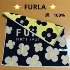 ⭐️FURLA ⭐️大判三重ガーゼハンカチ ③ハンドタオル　タオルハンカチのサムネイル