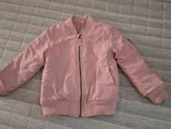 ピンク MA-1ジャケット 120cm