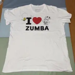 I LOVE ZUMBA Tシャツ スヌーピーコラボ XL/XXL