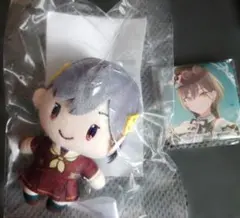 蓮ノ空 セガ　ラッキーくじ桂城 泉　ぬいぐるみ 缶バッジ（B賞、F賞）