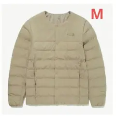 【値下げ❗】ノースフェイス　ノーカラージャケット ベージュ M 男女兼用 新品