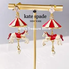 D012/kate spade/メリーゴーラウンド エナメル ピアスのサムネイル