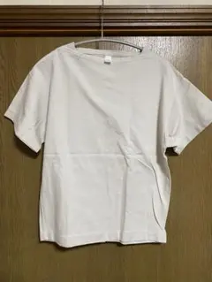 日本製LADY LUCK LUCA オフホワイト半袖Tシャツ　綿キュプラのサムネイル