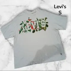 【美品】 Levi's 半袖 トップス シャツ S ホワイト F19のサムネイル