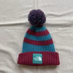 THE NORTH FACE ボンボン付きニット帽