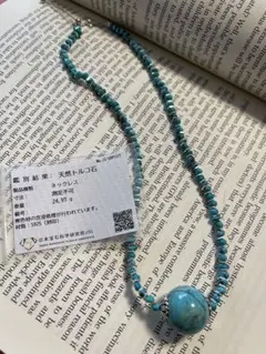 本物保証 天然石 ターコイズ トルコ石2.9cm 2連 約400粒 - メルカリ