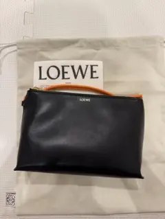 【新品未使用】 LOEWE ロエベ ノット ストラップ レザーポーチ ブラックのサムネイル