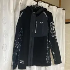 オークリー（OAKLEY）（メンズ）ゴルフウェアアウターニットジャケットブラック