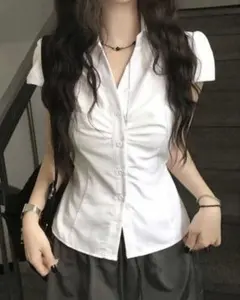 半袖シャツ ホワイト