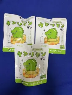 春日井製菓 ウマリモングミ グリーンアップル味３袋のサムネイル