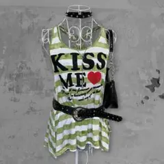 セシルマクビー Y2K 平成ギャル ボーダー キャミチュニック 姫ギャルのサムネイル