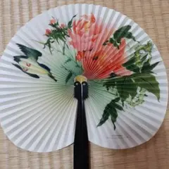 花と鳥のデザイン 扇子　中国
