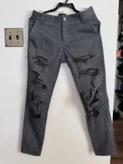 UNDERCOVER 15AW NO （B）ORDERS スキニーパンツ グレー