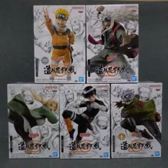 NARUTO ナルト 造形忍界大戦 フィギュア うずまきナルト 自来也 リー