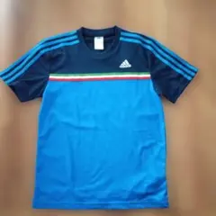 【adidas】美品　半袖ウェア Sサイズ ブルー