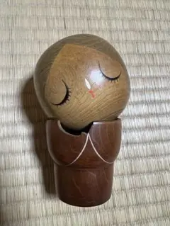 昭和レトロ　木製こけし人形 置物 出雲大社 田村昇作