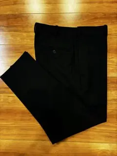 UNIQLO EZYアンクルパンツ ウールライク 2WAYストレッチ W84 黒のサムネイル