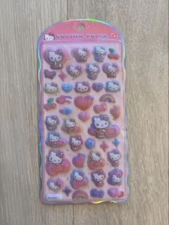 ︎コットンパフィーシール　キティ　豹柄