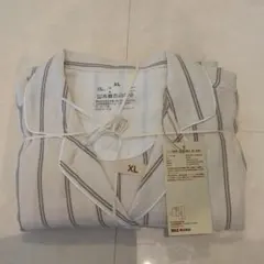 新品無印良品　二重ガーゼ長袖パジャマ婦人XL size サンドベージュのサムネイル