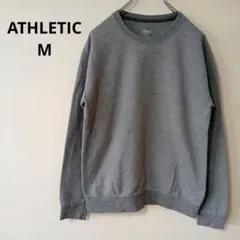 USA 헌 옷 ATHLETIC 무지 스웨트 트레이너 그레이 S