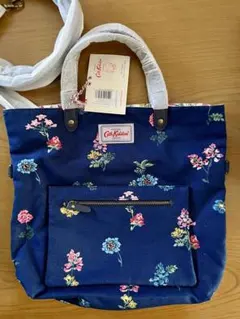 Cath Kidston 花柄バッグ リバーシブル ショルダー紐付き 未使用品