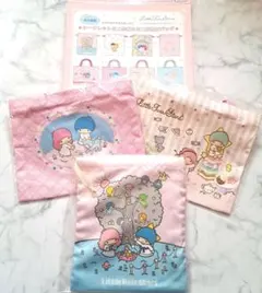 リトルツインスターズ シークレットミニ手提げバッグ 巾着