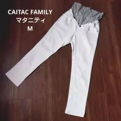 カイタックファミリー マタニティ ホワイトデニム ジーンズ Мのサムネイル