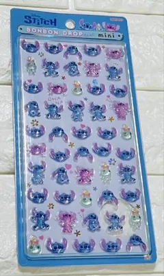 ディズニー　スティッチ ボンボンドロップシール ミニ