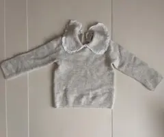 H&M ベビー レース襟 ニット トップス セーター 85 90 18M