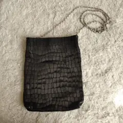 雅蘇·威斯汀 黑鏈條包 真皮