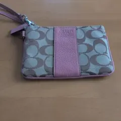 COACH コインケース・小銭入れ ピンク/ベージュ