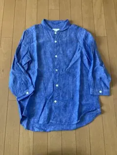 PRIDE】五分袖 カットソー 花柄 ブラック38 日本製 綿100 美品 