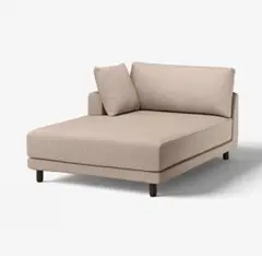 IKEA ウッポークラ 寝椅子 グレーベージュ ポケットスプリング クッション付のサムネイル