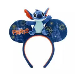 【新品未使用】 パリ限定 ディズニー　スティッチ　カチューシャ 正規品