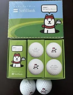 SoftBank ゴルフボール 6個セット