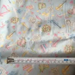 プリント生地　はぎれ　縦69cm×横112cm