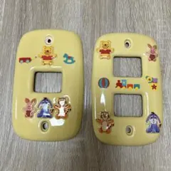 プーさんのコンセントカバー　2個セット