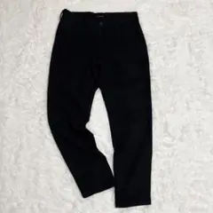 【美品】 JURGEN LEHL スラックス フランネルウール ブラック