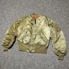 ALPHA MA-1 フライトジャケット ゴールド 美品 USA製 90s XS