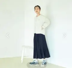 【新品未使用‼️】sosotto / ソソット / プリーツスカート　ネイビー