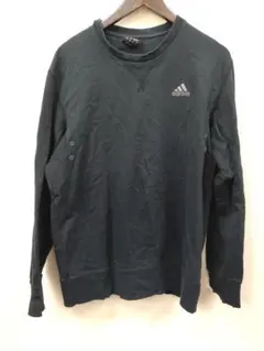 (16)adidas クルーネック スウェット ブラック
