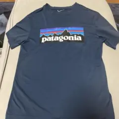 パタゴニア　ロゴTシャツ　ネイビー　150cm