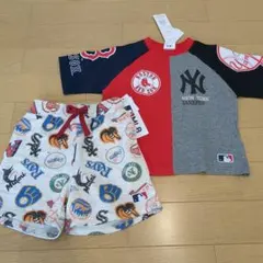 新品　チマジロ　しまむら　Tシャツとショートパンツセット