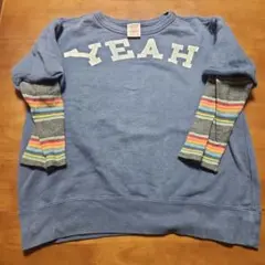 DENIM DUNGAREE YEAHトレーナー 120cm