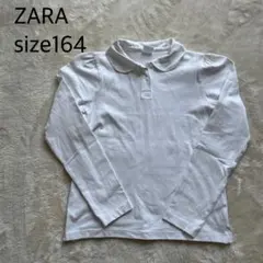 ZARA ホワイト ポロシャツ 164